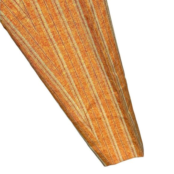 Vintage Orange Max Moda Striped Funky Trouser Waist 26” length 37” Inseam 24” - Picture 8 of 15